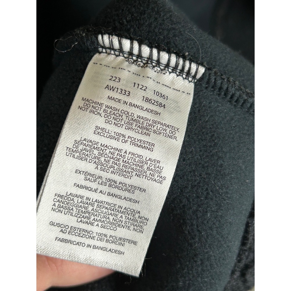 Columbia Panorama Long Jacket Black Sherpa Fleece Funnel Neck Coat AW1333 3X - Picture 5 of 5